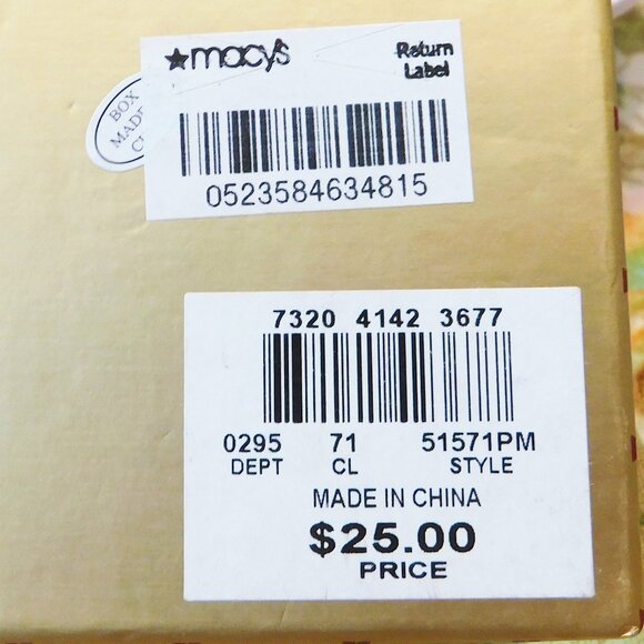 Charter Club - Pink, Purple & Fuchsia Gold Tone Brooch - New in the Box - Picture 3 of 3